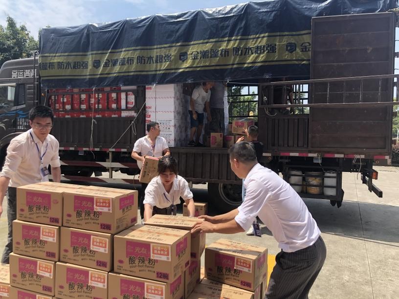 绵阳紧急援“豫”，捐赠河南灾区15万元国家十三五薯类方便主食